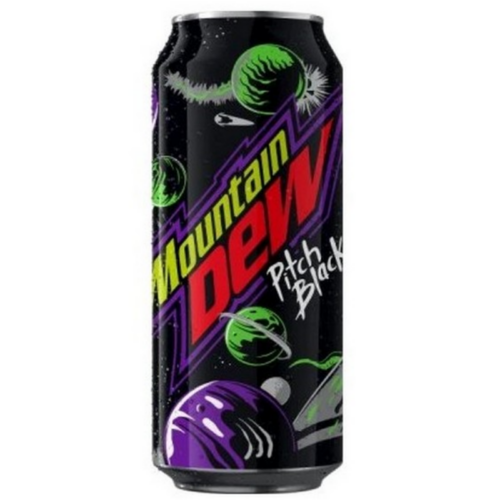 MOUNTAIN DEW PITCH BLACK CAN 330ml